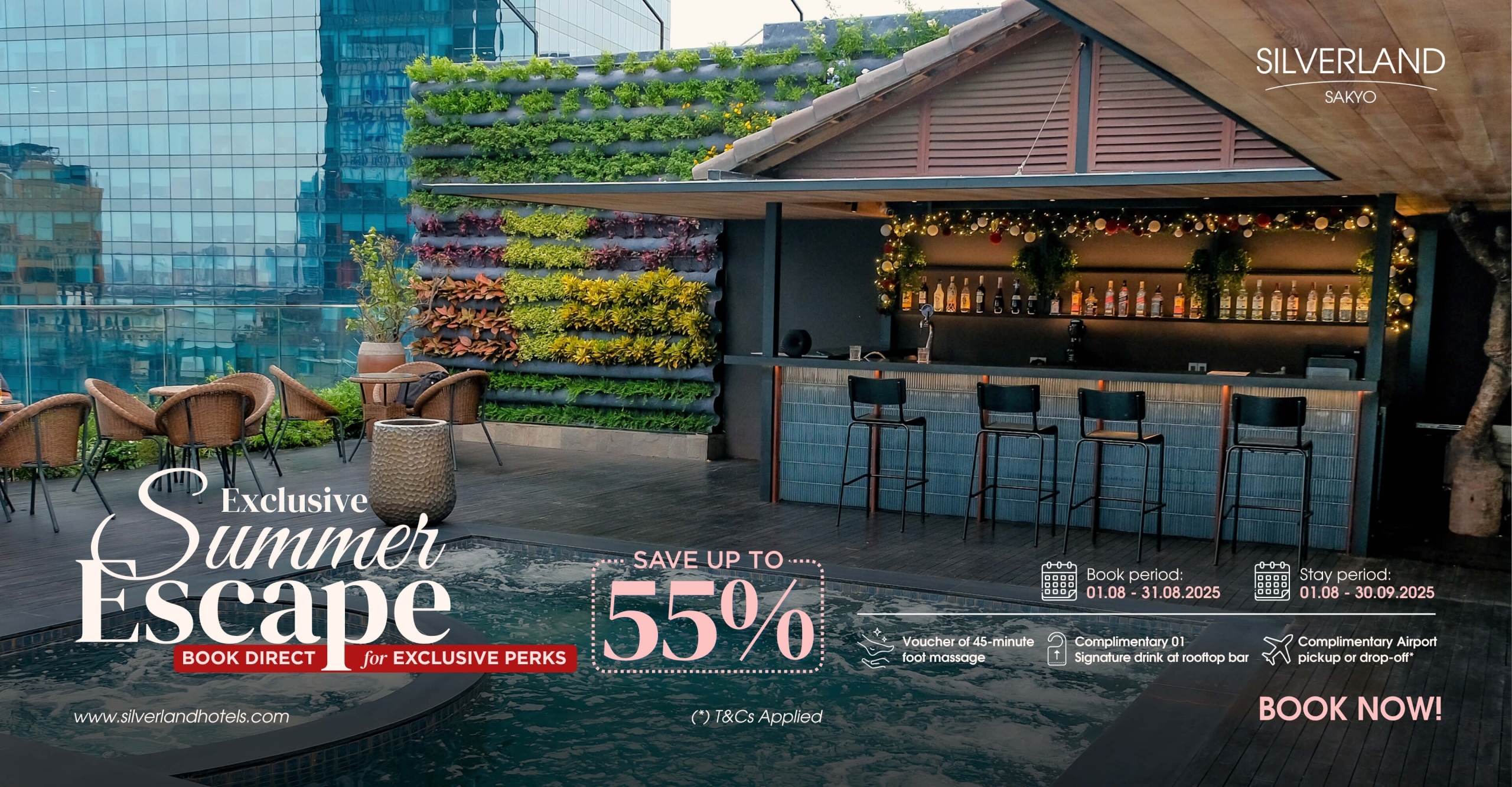 Exclusive Summer Escape – Silverland Sakyo Hotel